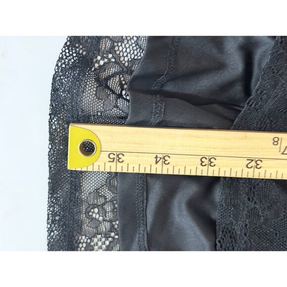 Torrid Lace Empire Waist Tunic Blouse Womens Size 3 Black Whimsigoth Sheer Sleev - Picture 10 of 12